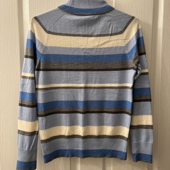 Pendleton Womens Medium 100% Merino Wool Roll Turtle Neck Lightweight Sweater - Picture 4 of 7